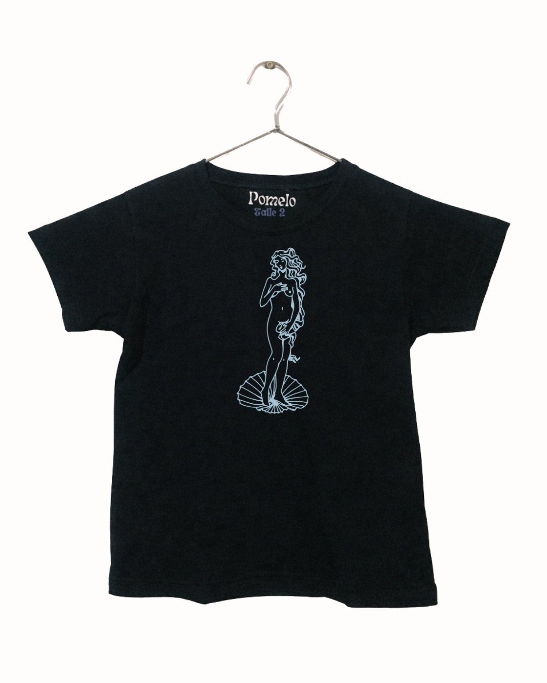 Remera Azul Escultura